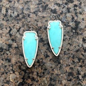 Kendra Scott Skylar Turquoise/Gold Earring